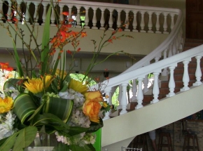 A wedding photo at The Delfin Beachfront Resort, Playa Bejuco, Costa Rica